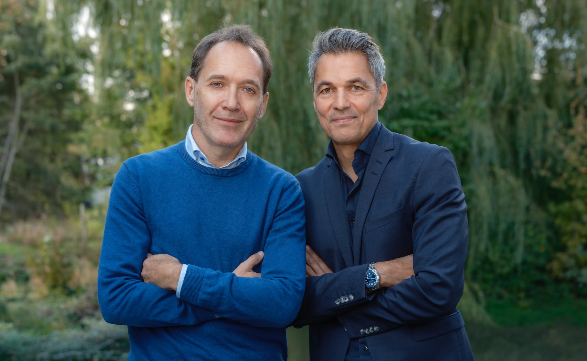 De to fra Virtoo, Adam og Jacob, underviser i et AI forløb i Business Djursland og i den forbindelse tog jeg et portræt billede af dem.