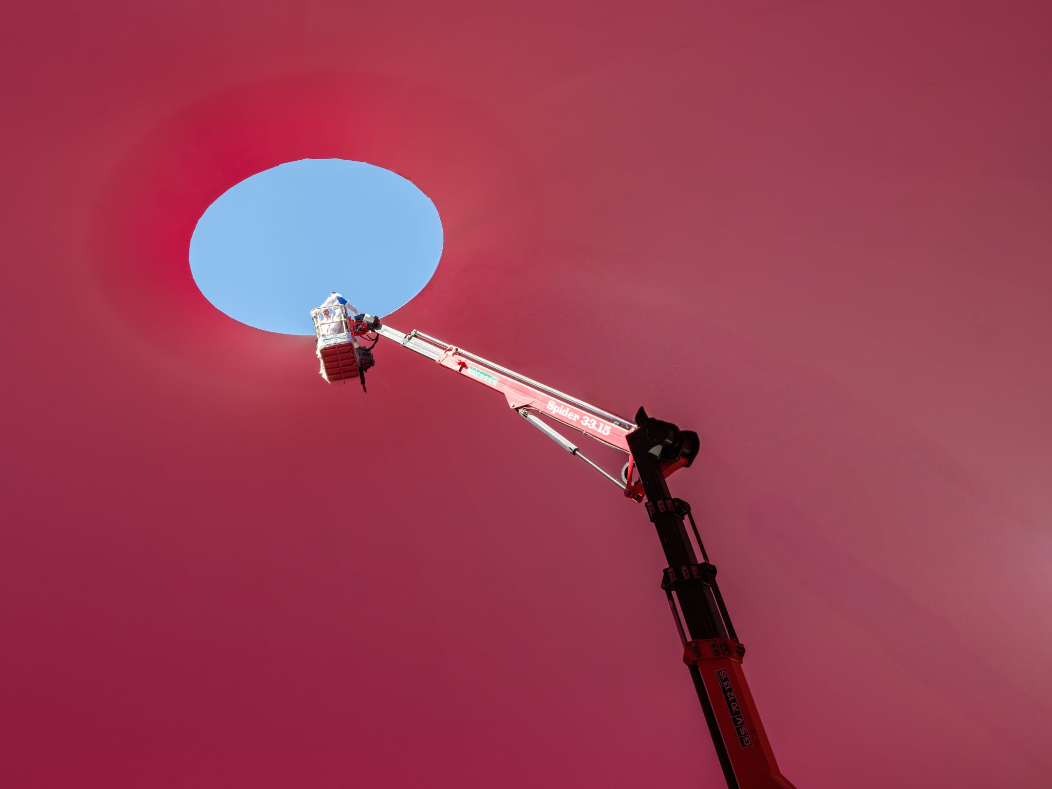 ARoS Skyspace Domen, As Seen Below imens den var i proces.